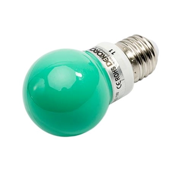 DIOLUX OUT Ø50mm IP44 LED 1W E27 160lm, grøn